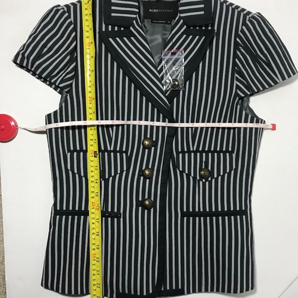 BCBG Max Azria short sleeve suit blazer+mini skirt - Picture 6 of 8